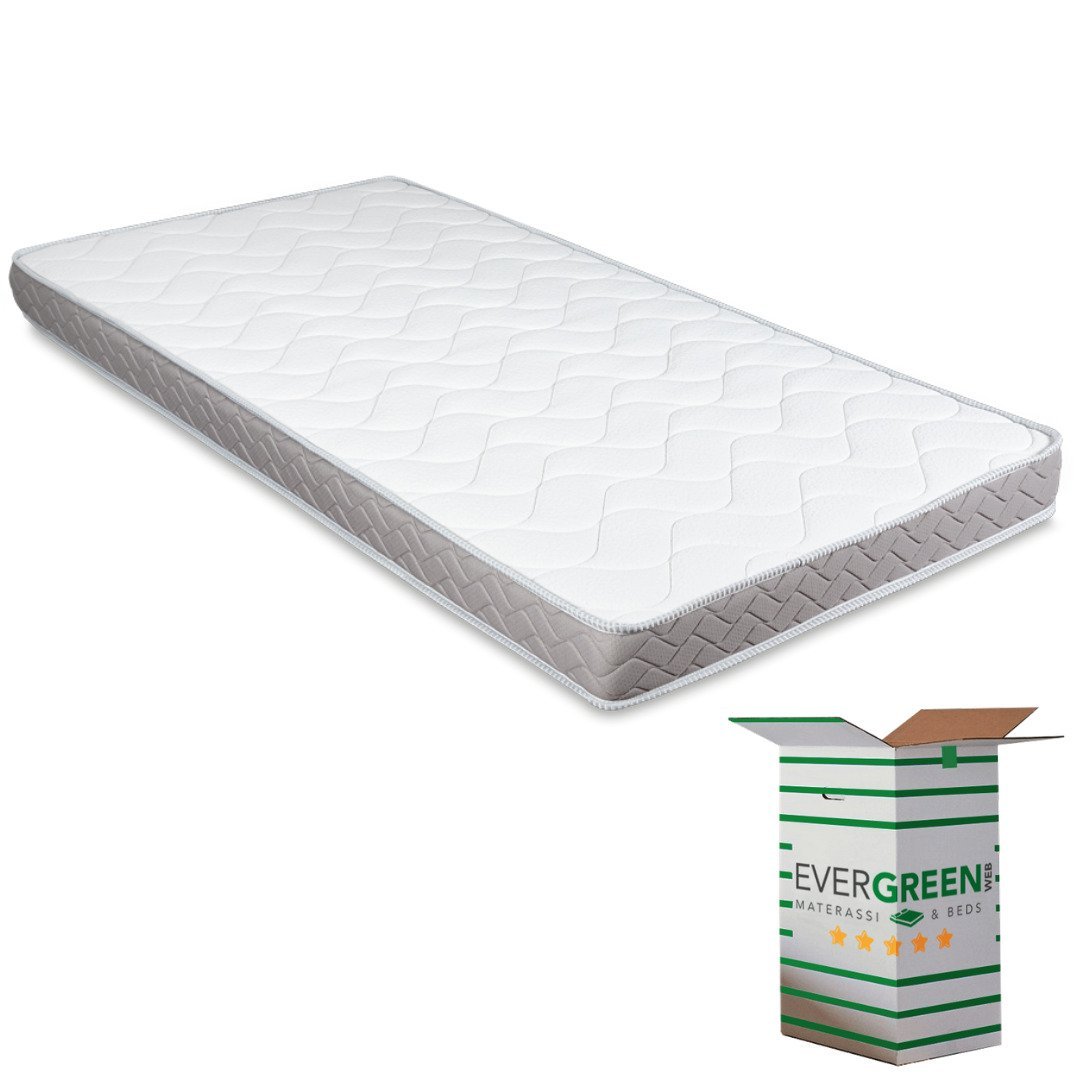 Materasso per Divano Letto Ortopedico Waterfoam 12cm Rivestimento Bianco DAYBED