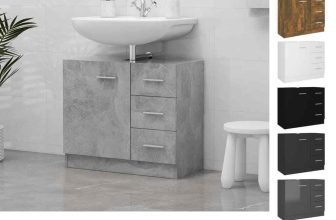 Mobile Sottolavabo da Bagno 63x30x54 cm in Truciolato Colori Diversi vidaXL