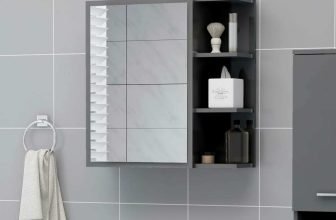 specchio bagno con mensola