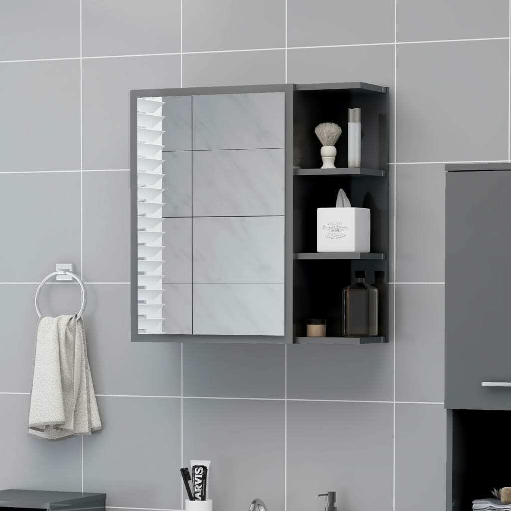 specchio bagno con mensola