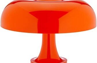 Artemide Nessino Lampada E14, 25 W, Policarbonato, Arancio, Ø 32 H 22.3 cm