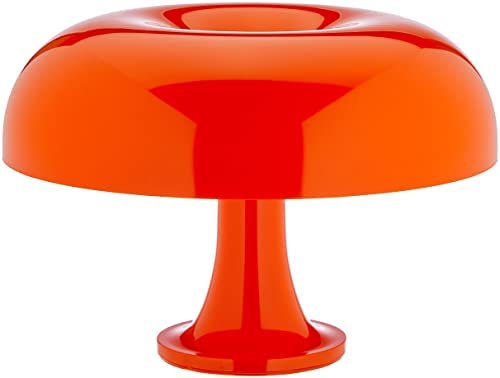 Artemide Nessino Lampada E14, 25 W, Policarbonato, Arancio, Ø 32 H 22.3 cm