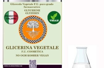 Glicerolo Vegetale F.U. puro FARMACOPEA UFFICIALE glicerina pura liquida OIL&WAX