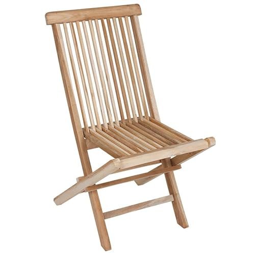 Sedia pieghevole teak naturale EXCLUSIV: eleganza outdoor