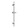 Görbach Colonna Doccia Asta Doccia 70cm in Acciaio Inox, Set Asta Doccia Saliscendi con Supporto Soffione Regolabile Cromo