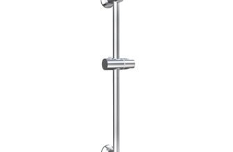 Görbach Colonna Doccia Asta Doccia 70cm in Acciaio Inox, Set Asta Doccia Saliscendi con Supporto Soffione Regolabile Cromo