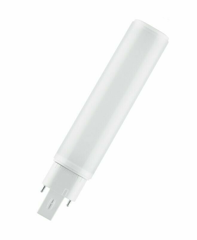 OSRAM DULUX D LED EM AC MAINS 10W/3000K 990 LUMEN warm white G24d-3 10W