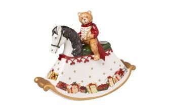 Villeroy & Boch - Cavallo a dondolo Christmas Toys, portacandele in porcellana