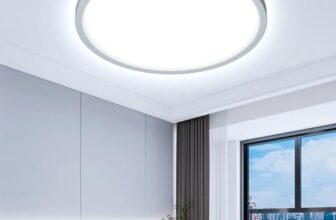 OTREN Plafoniera LED Soffitto 40CM, Lampada Bagno Moderna Rotondo, 6500K Lampadario Luce per Soggiorno, Camera da Letto, Cucina, Ufficio, Balcone, IP44, Bianco Freddo