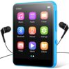 64GB Lettore MP3 con Bluetooth 5.0, Lettore Musicale Portatile Qualità del Suono HIFI con Altoparlante, 2.4" Full Touch Schermo, E-Book, Sveglia, Radio FM, Registratore Vocale, Supporto fino a 128GB